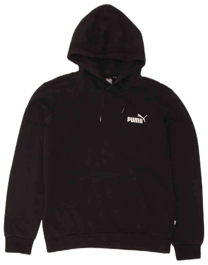 Puma Pull à capuche pour homme Petit Noir Coton