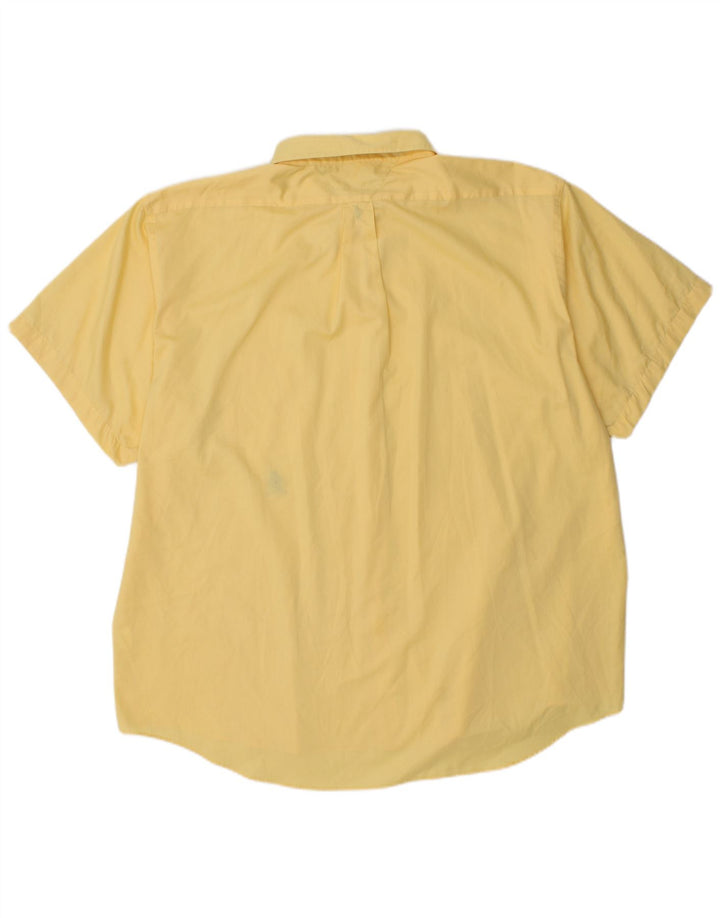 TOMMY HILFIGER Chemise à manches courtes homme XL Jaune