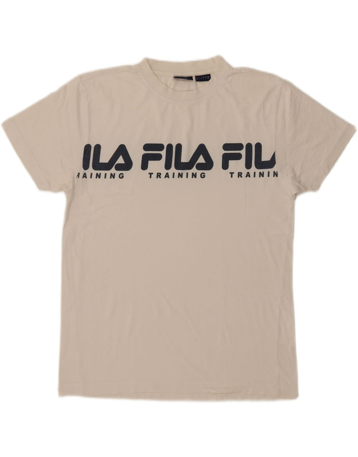 Fila T-Shirt Graphique Homme Grand Blanc