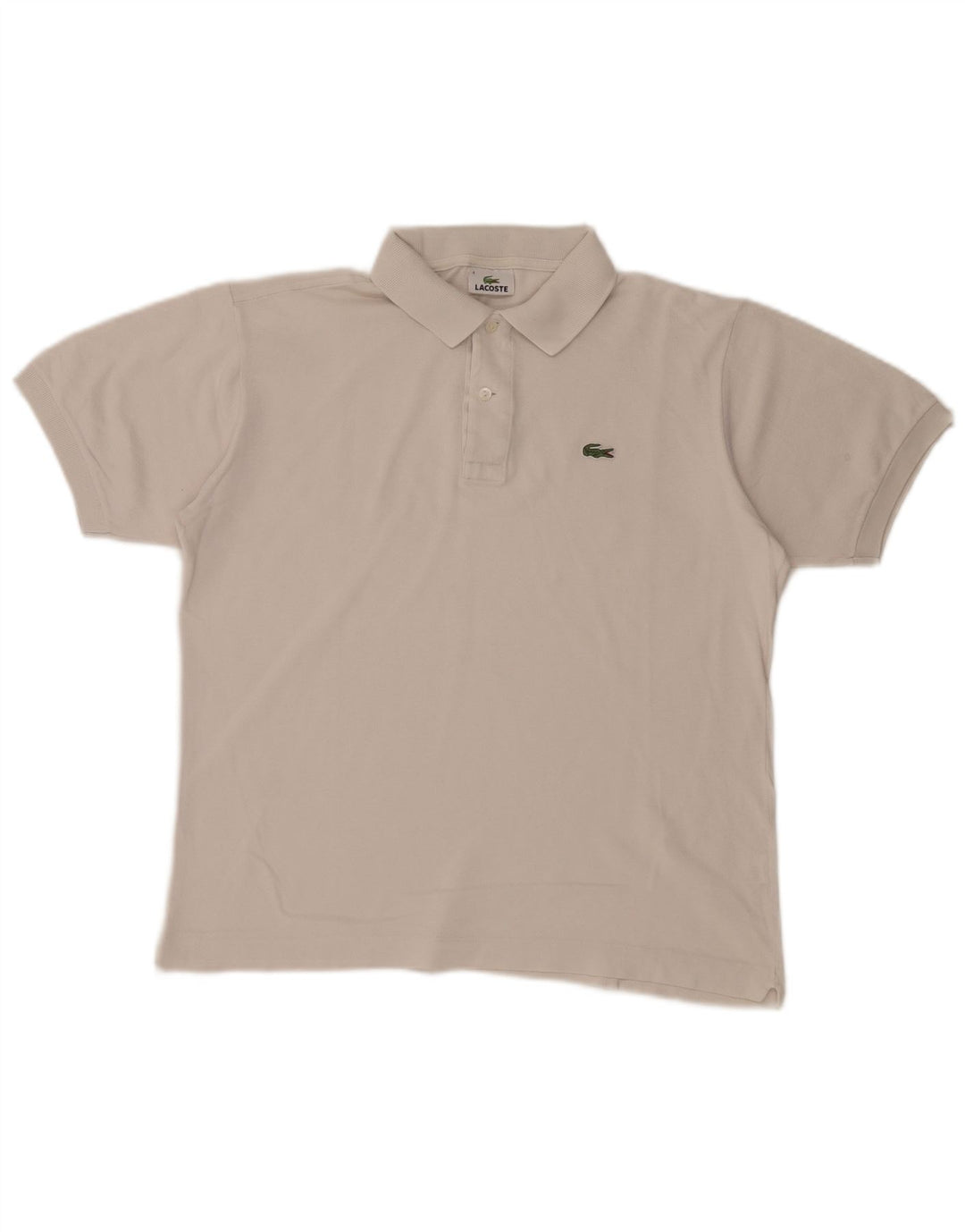 Lacoste Polo Homme Taille 4 Coton Blanc Moyen