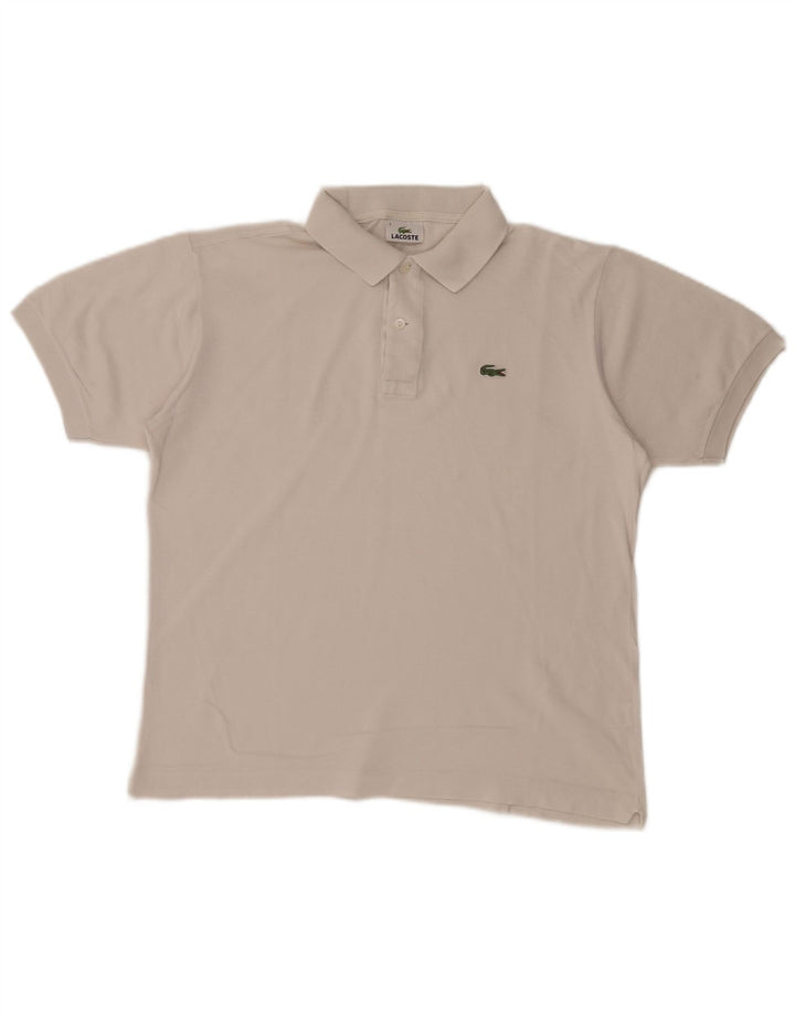 Lacoste Polo Homme Taille 4 Coton Blanc Moyen