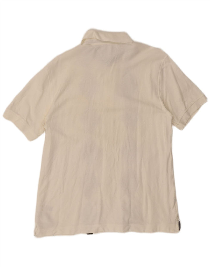 Tommy Hilfiger Polo Homme Blanc Moyen Argyle/Diamant Coton