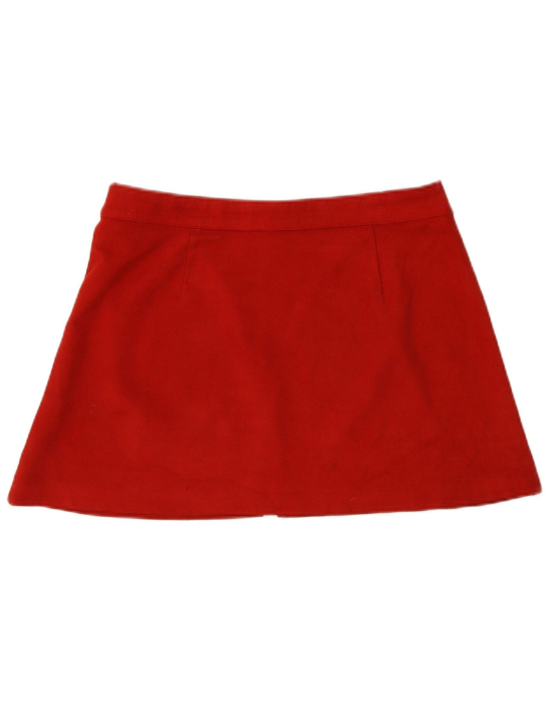 Zara Femme Trafaluc Mini Jupe Large W32 Rouge Polyester
