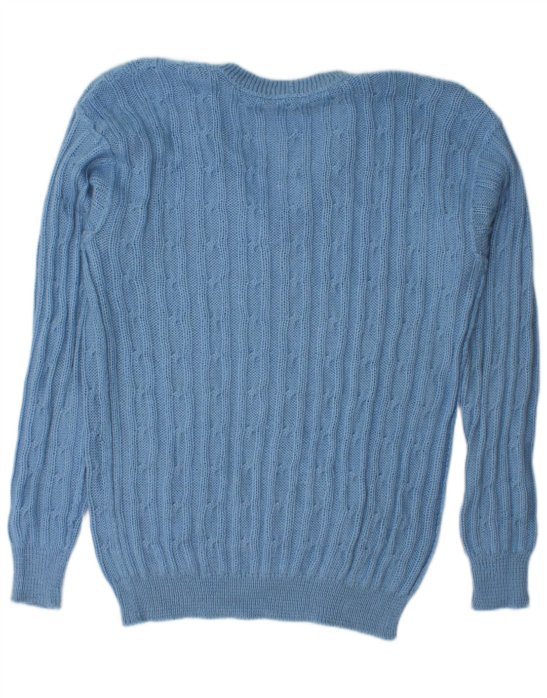 vintage Homme Col V Pull Pull XL Bleu