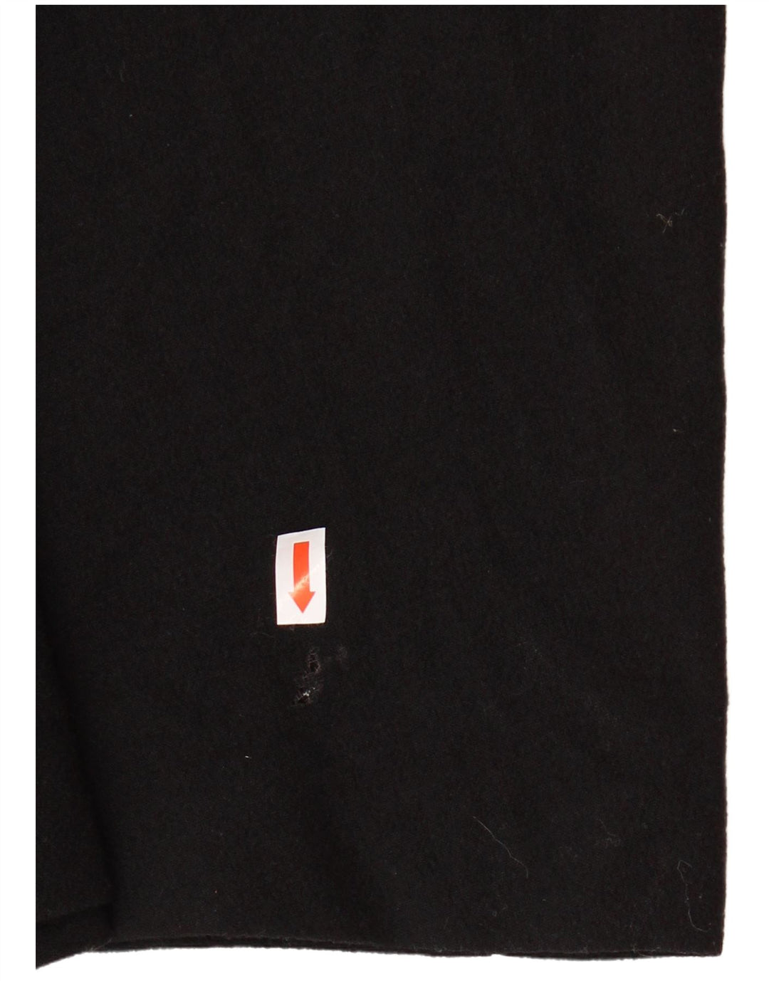 ZARA Robe longue à manches longues pour femme UK 12 Laine noire moyenne
