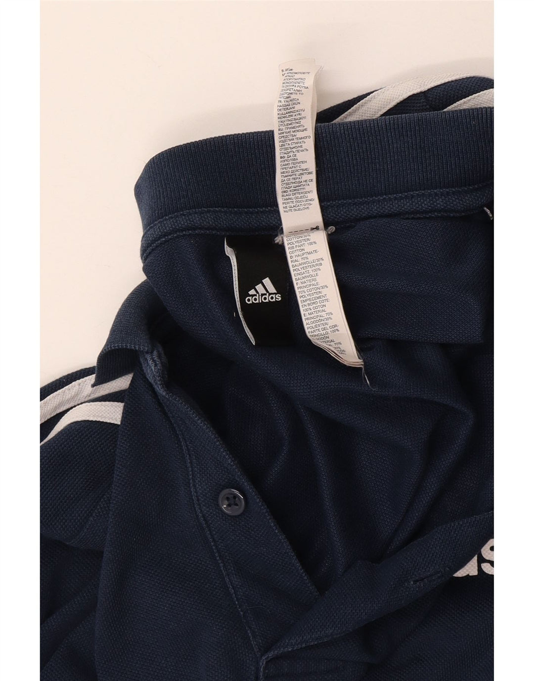 Adidas Polo Homme Grand Bleu Marine Coton