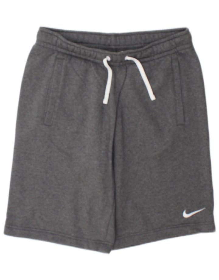 Short de sport Nike en coton moucheté gris moyen