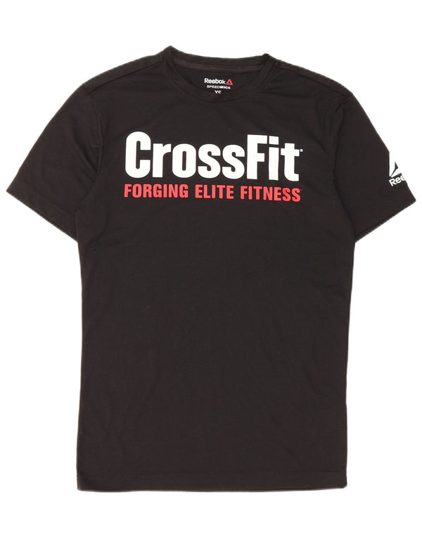 Reebok T-Shirt Cross Fit Graphic Homme Noir XS Polyester