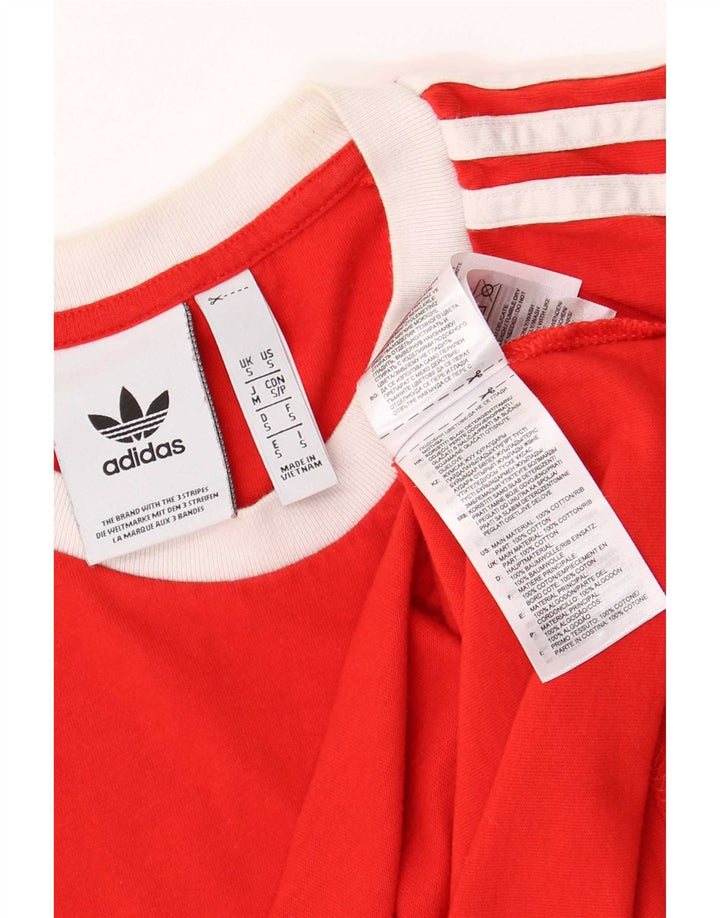 Adidas T-Shirt Homme Haut Petit Rouge Coton