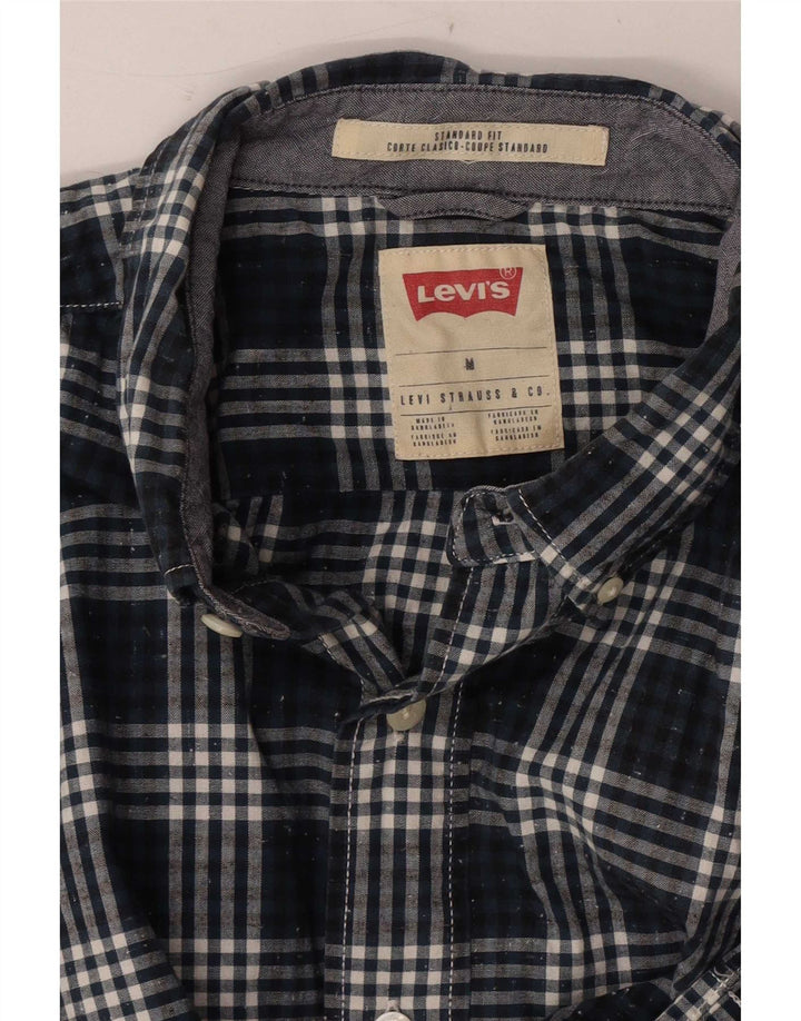 Levi's Chemise Coupe Standard Homme Bleu Marine Moyen à Carreaux