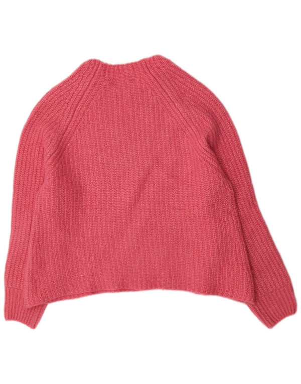 Massimo Dutti Pull surdimensionné à col bateau pour femme UK 10 Petit Rose