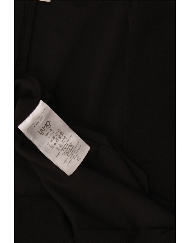 Liu Jo Femme Cardigan Ouvert Pull IT 42 Moyen Noir Polyester