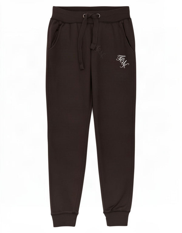 French Connection Pantalon de Survêtement Graphique Homme Noir Taille L