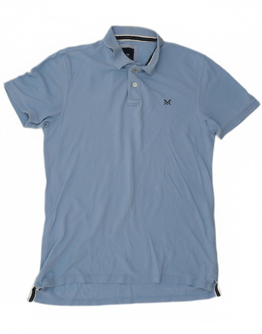 Crew Clothing Polo Homme Grand Bleu Coton