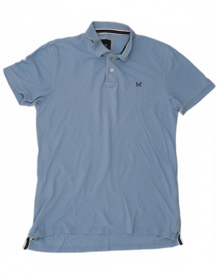 Crew Clothing Polo Homme Grand Bleu Coton
