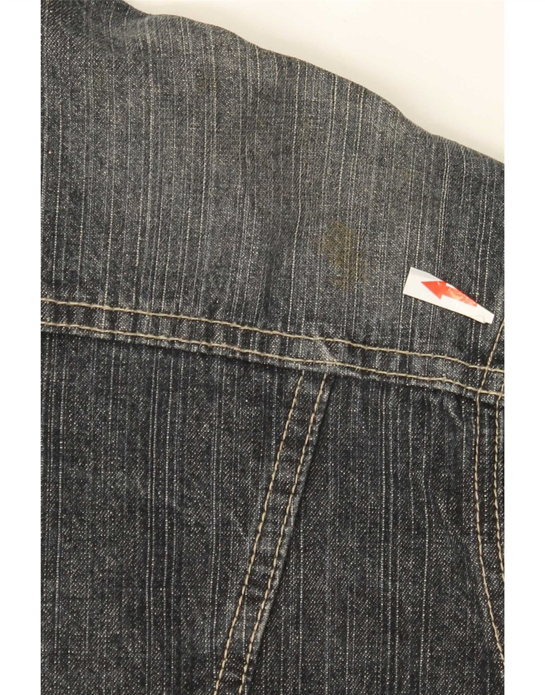 veste en denim homme vintage UK 40 Grand coton bleu