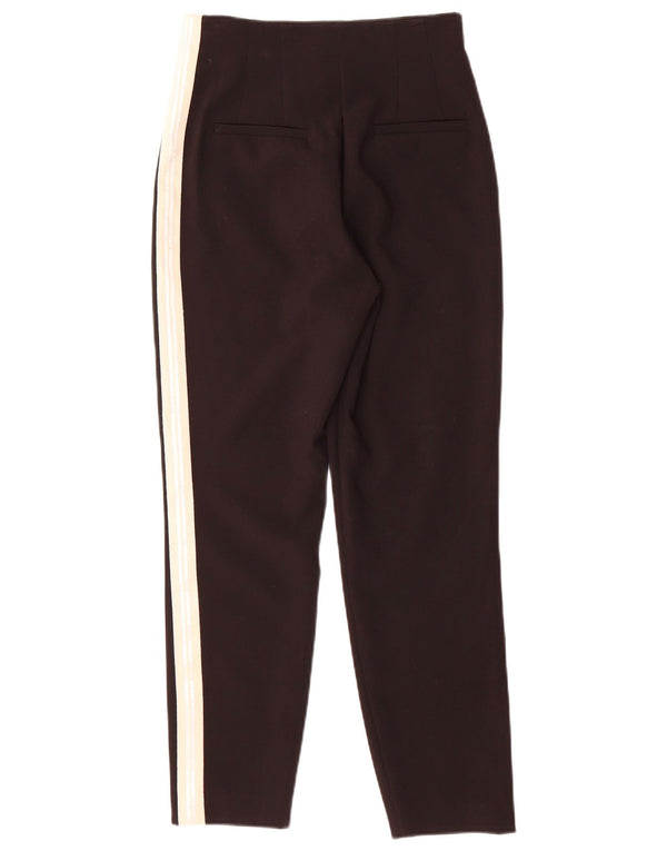 MINT VELVET Pantalon décontracté pour femme UK 6 XS W26 L26 Noir Colourblock