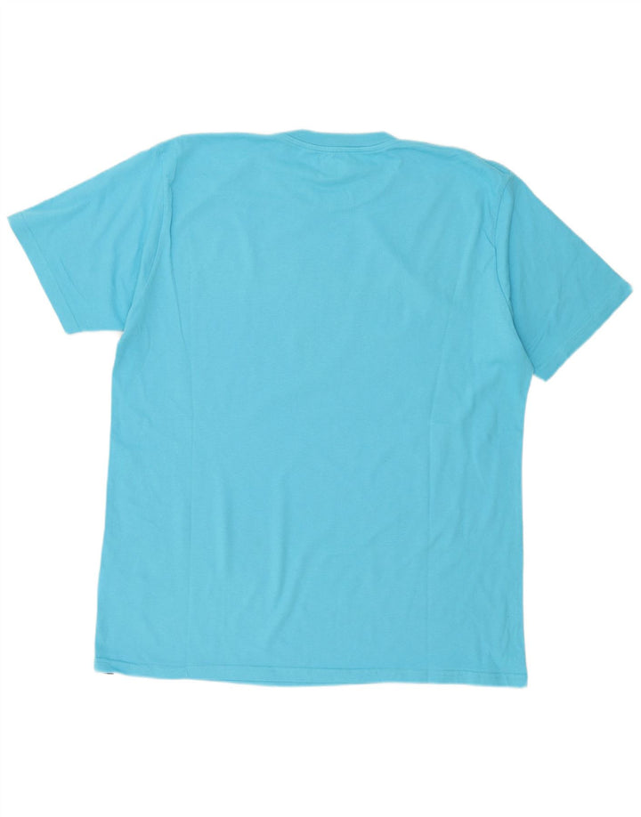 DC T-Shirt Graphique Homme Top XL Bleu Coton