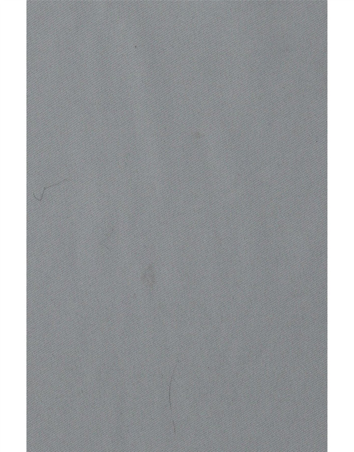 Nike Dri Fit Haut à col zippé à manches longues pour homme Bleu Colorblock Polyester