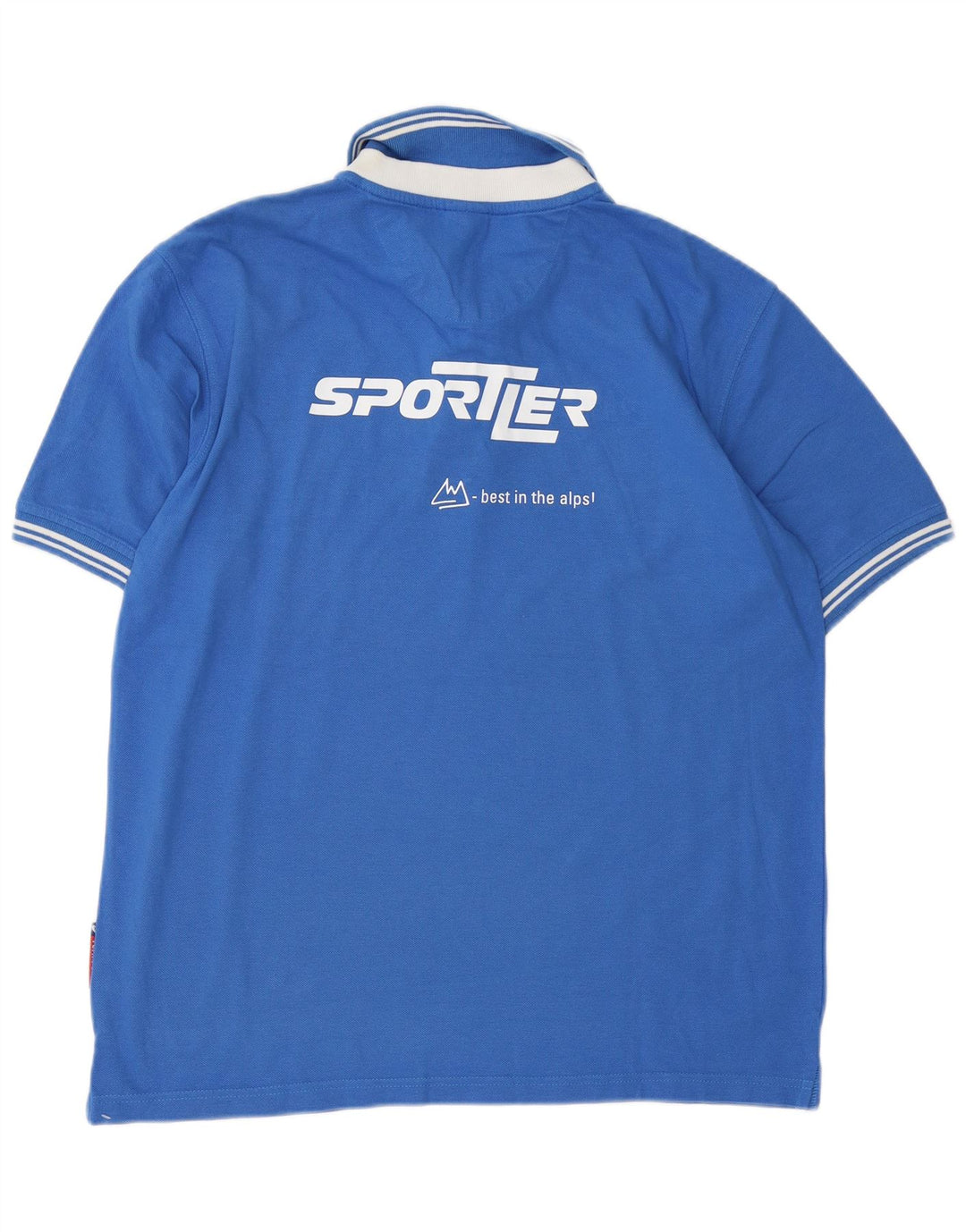 ASICS Polo graphique homme XL bleu coton