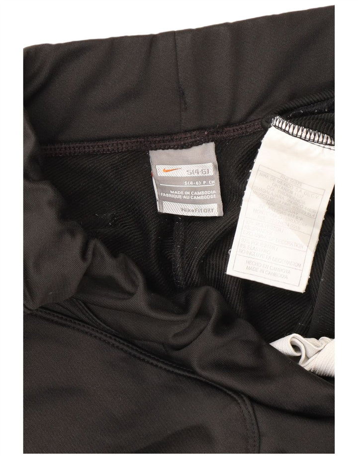 NIKE Bermuda de sport pour femme US 4/6 Petit Noir Polyester
