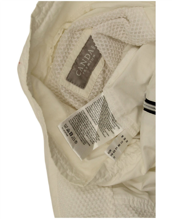 Canda Veste de Pluie Femme EU 48 2XL Blanc Polyester