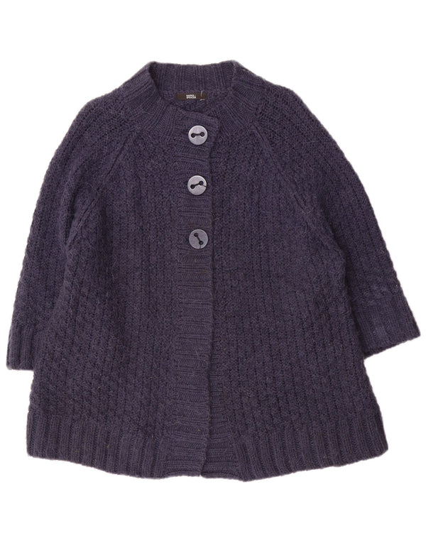 Marks & Spencer Pull cardigan à manches 3/4 pour femme UK 22 3XL Bleu marine