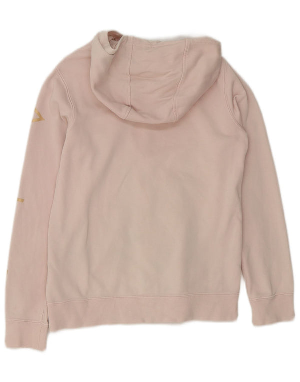 Nike Sweat à capuche zippé graphique pour fille 12-13 ans en coton rose Taille L