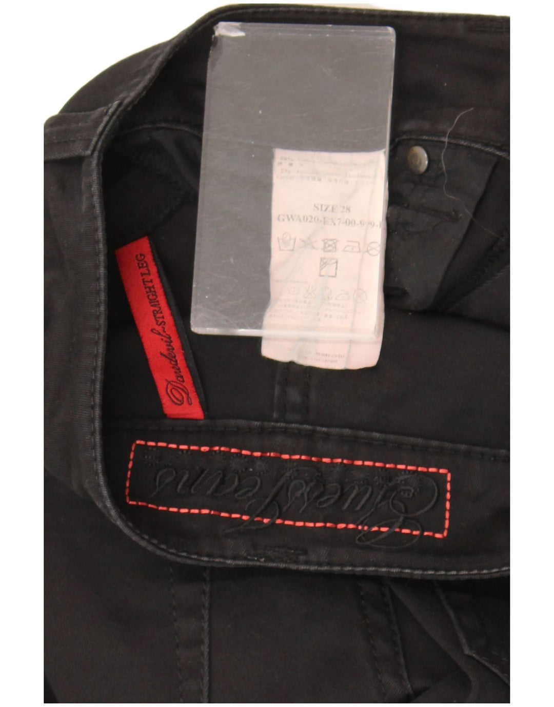 Guess Jean Bootcut Femme W28 L29 Noir Coton
