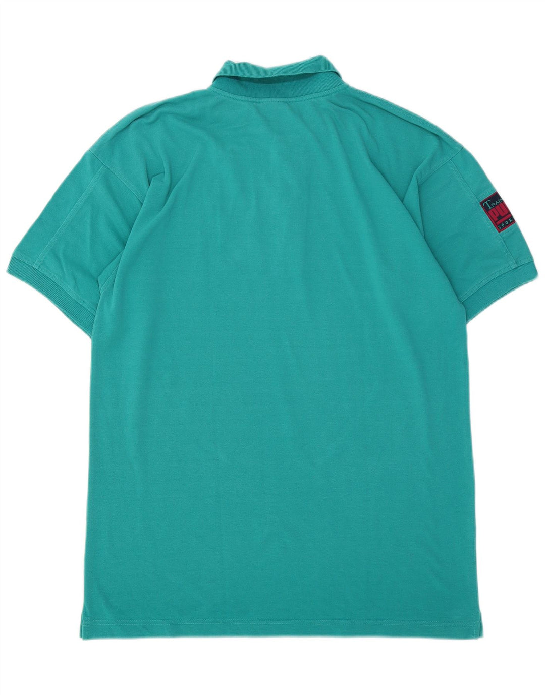 PUMA Polo Homme UK 38/40 Coton Turquoise Moyen