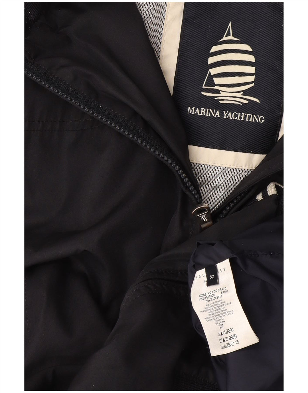 Marina Yachting Blouson Bomber Homme IT 52 XL Bleu Marine Polyester