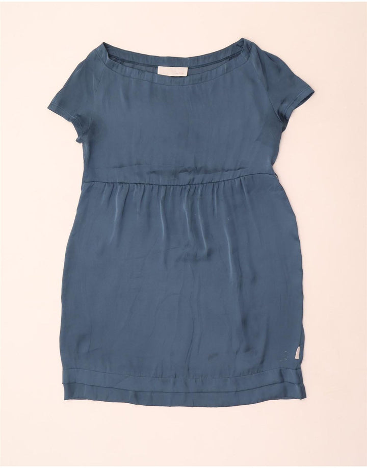 PEUTEREY Robe Fourreau Femme IT 46 Grand Bleu Polyester