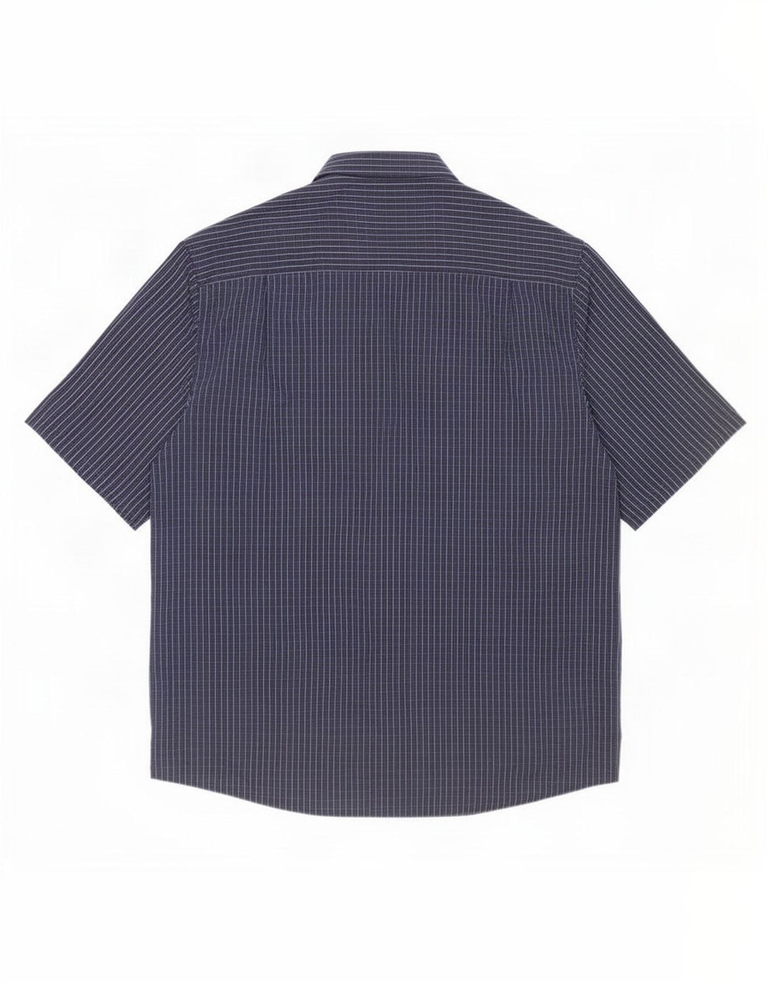 James Pringle Chemise à manches courtes pour homme 2XL Bleu marine à carreaux en polyester
