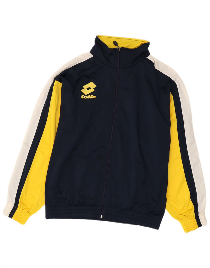 Lotto Veste de Survêtement Graphique Homme Bleu Marine Moyen Colourblock