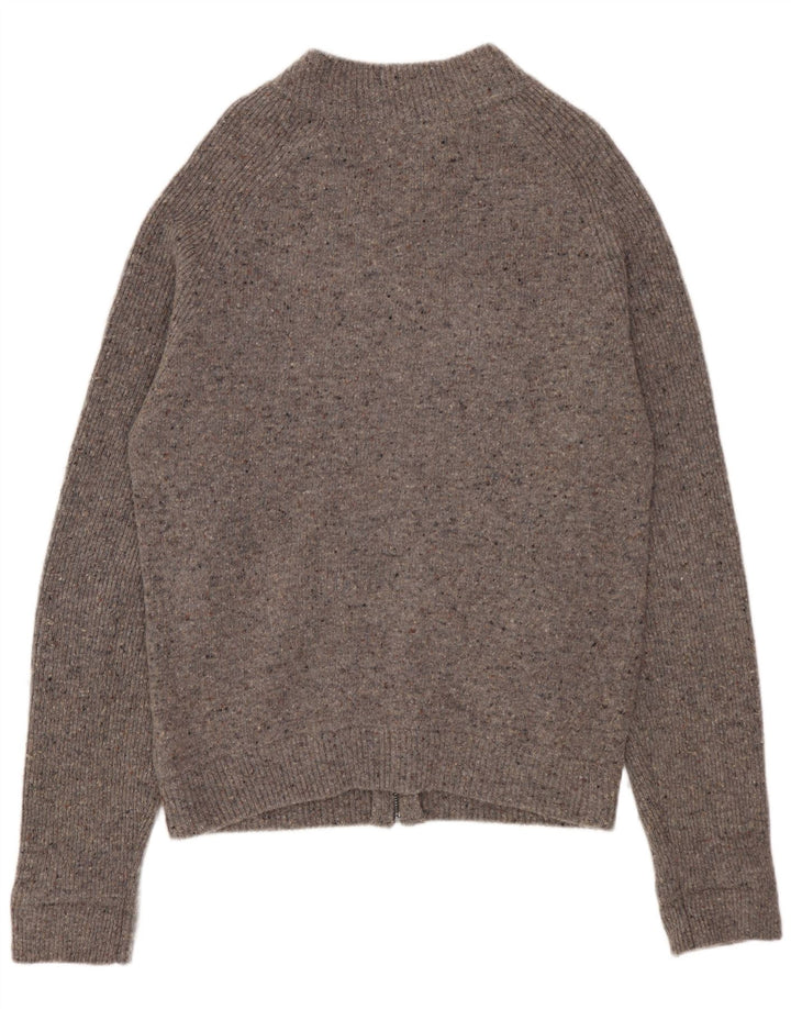 MARKS & SPENCER Cardigan Homme Pull Petit Gris Moucheté Laine