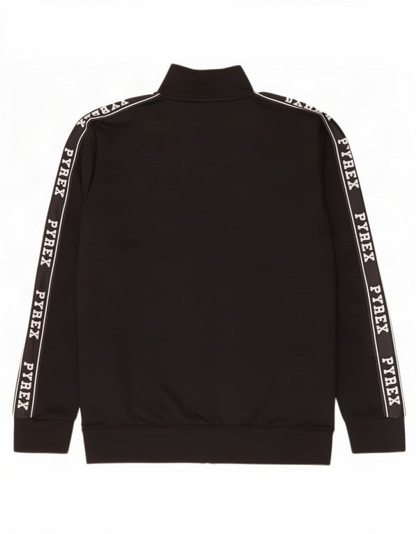 Pyrex Veste de survêtement graphique pour garçon 13-14 ans 2XL Noir Polyester