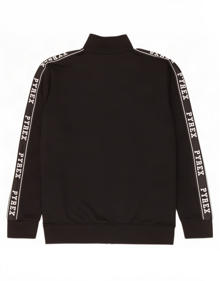 Pyrex Veste de survêtement graphique pour garçon 13-14 ans 2XL Noir Polyester