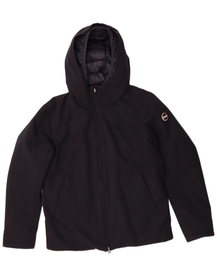 Colmar Veste Coupe-Vent À Capuche Homme IT 50 Large Bleu Marine Polyester