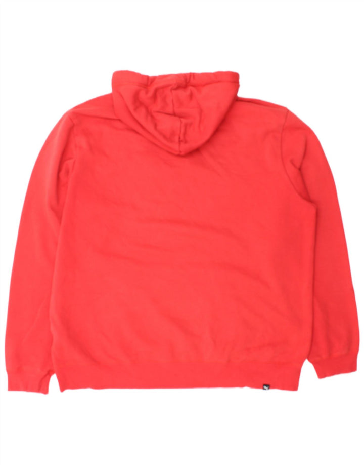 Puma Sweat à capuche pour homme XL Rouge Coton