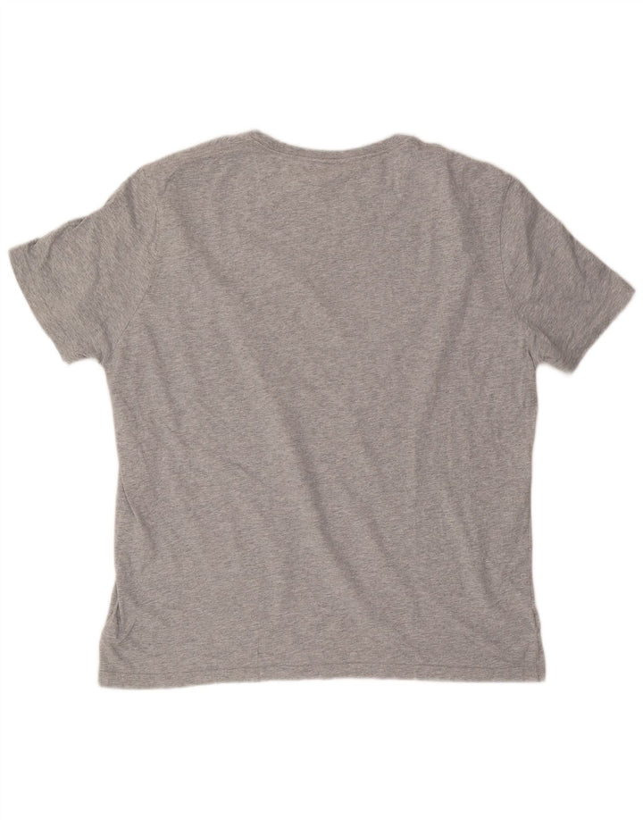 CANTERBURY T-Shirt Graphique Homme Top 2XL Gris Moucheté Coton