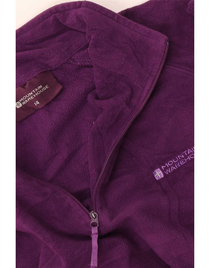 Mountain Warehouse Pull polaire à col zippé pour femme UK 14 Marron moyen