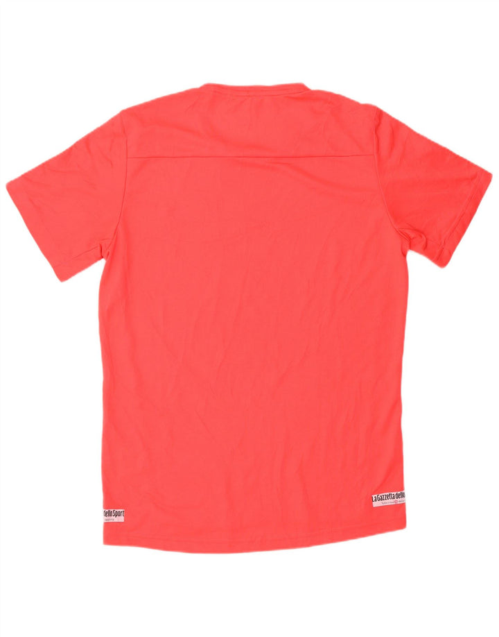 ADIDAS T-shirt Climalite Graphic pour homme, petit, rouge, polyester