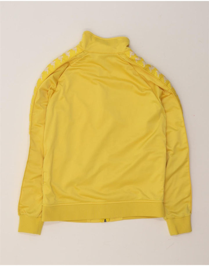 Kappa Veste de Survêtement Graphique Homme Jaune Moyen Polyester