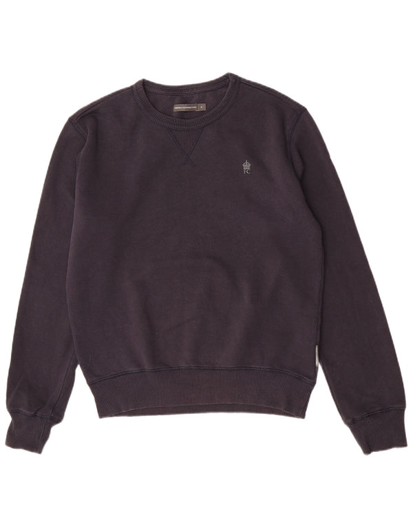 French Connection Sweat-Shirt Homme Bleu Marine Petit Coton