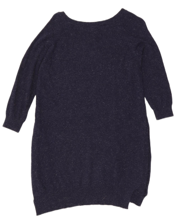 Fat Face Robe pull à manches 3/4 pour femme UK 10 Petit Bleu marine moucheté
