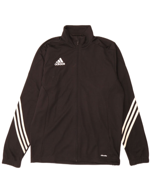 Adidas Veste de survêtement Climalite pour homme Noir moyen Polyester
