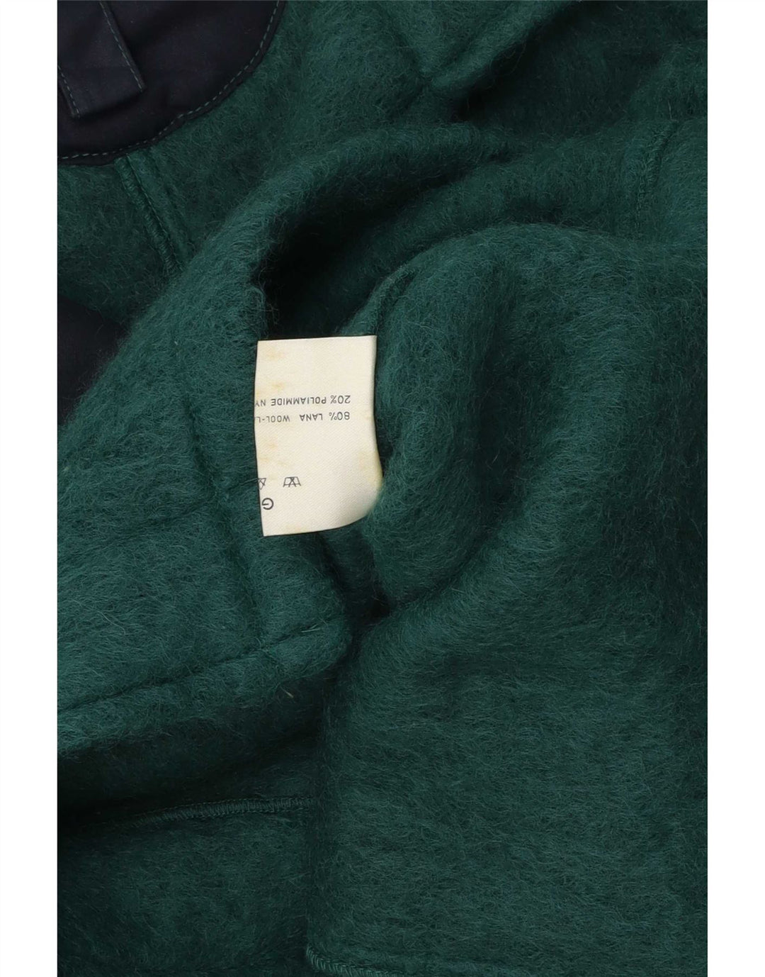 veste femme vintage UK 14 Medium Green Wool Classic