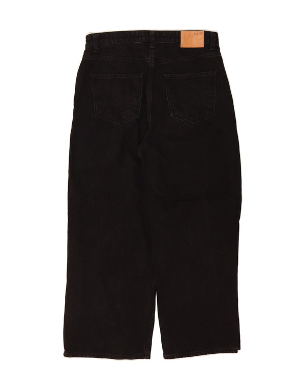 OASIS Womens Loose Jeans UK 14 Large W32 L28 Black Cotton