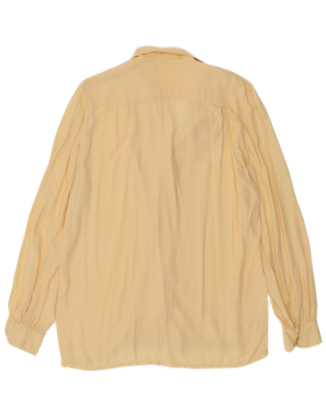 chemise femme vintage UK 16 Grand Jaune