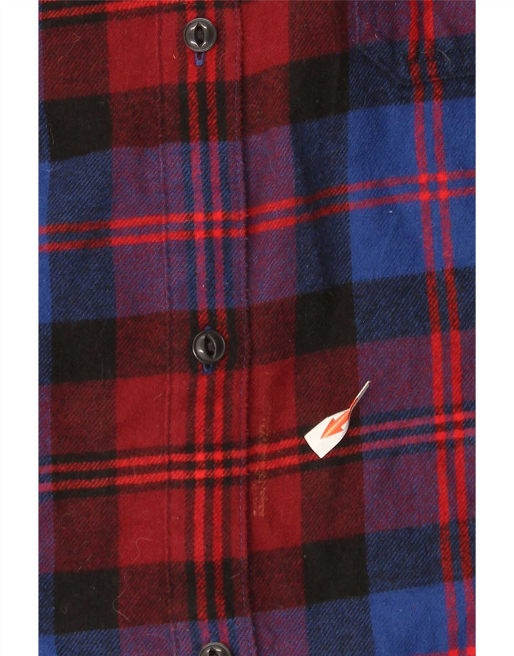 Levi's Chemise en flanelle pour femme UK 18 XL Rouge à carreaux en coton